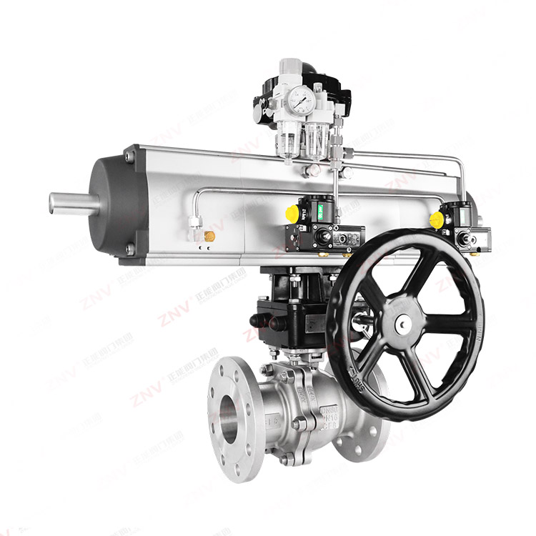 气动三段式球阀