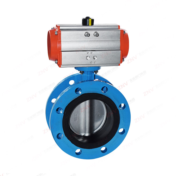 气动法兰蝶阀