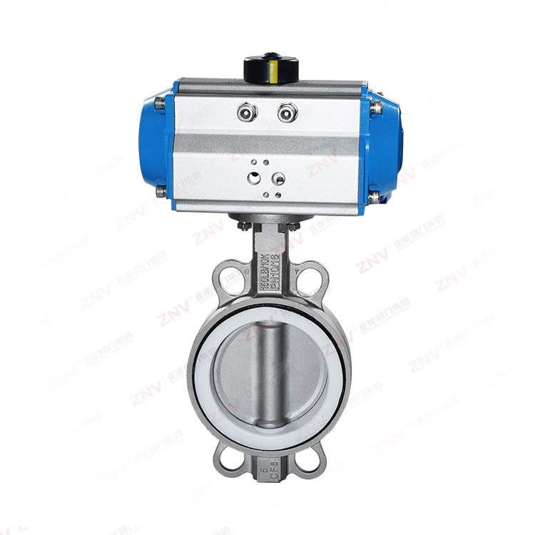 气动全不锈钢对夹蝶阀