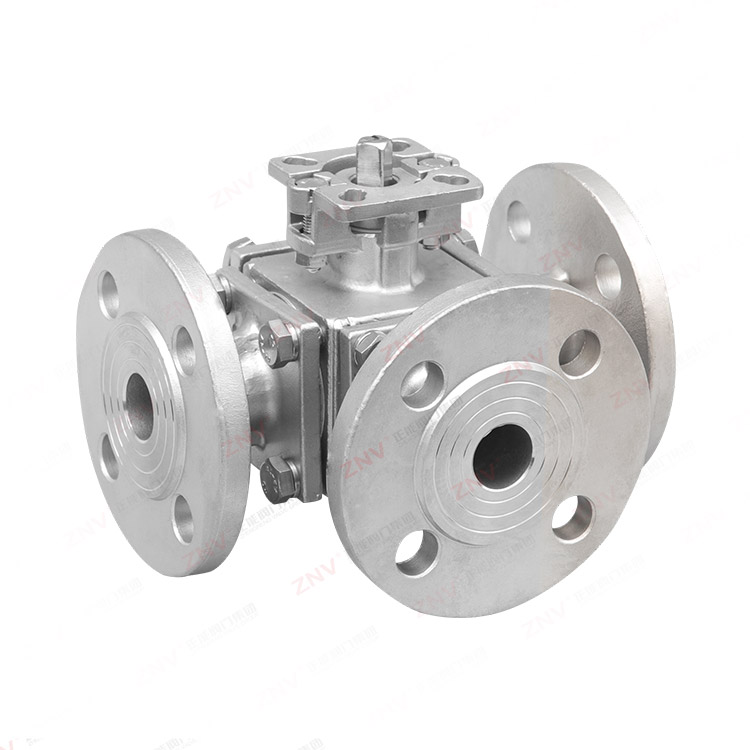 三通高平台法兰球阀