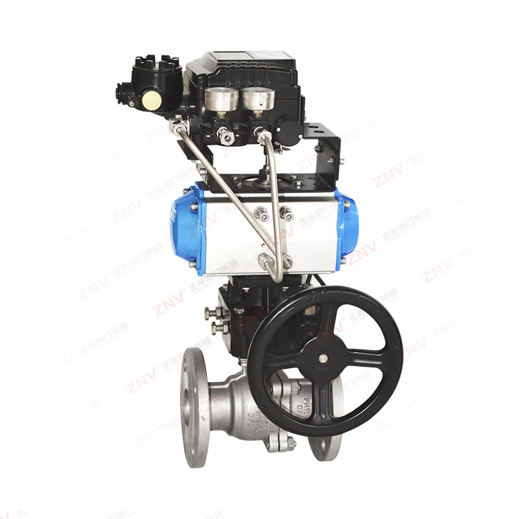 调节型气动法兰球阀