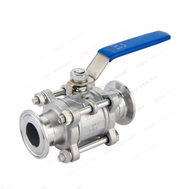 快装三片式球阀